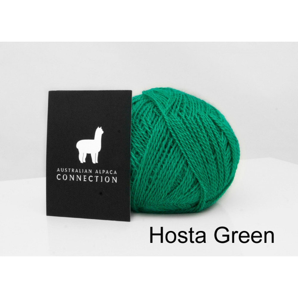 Hosta Green Alpaca Yarn (10 balls)